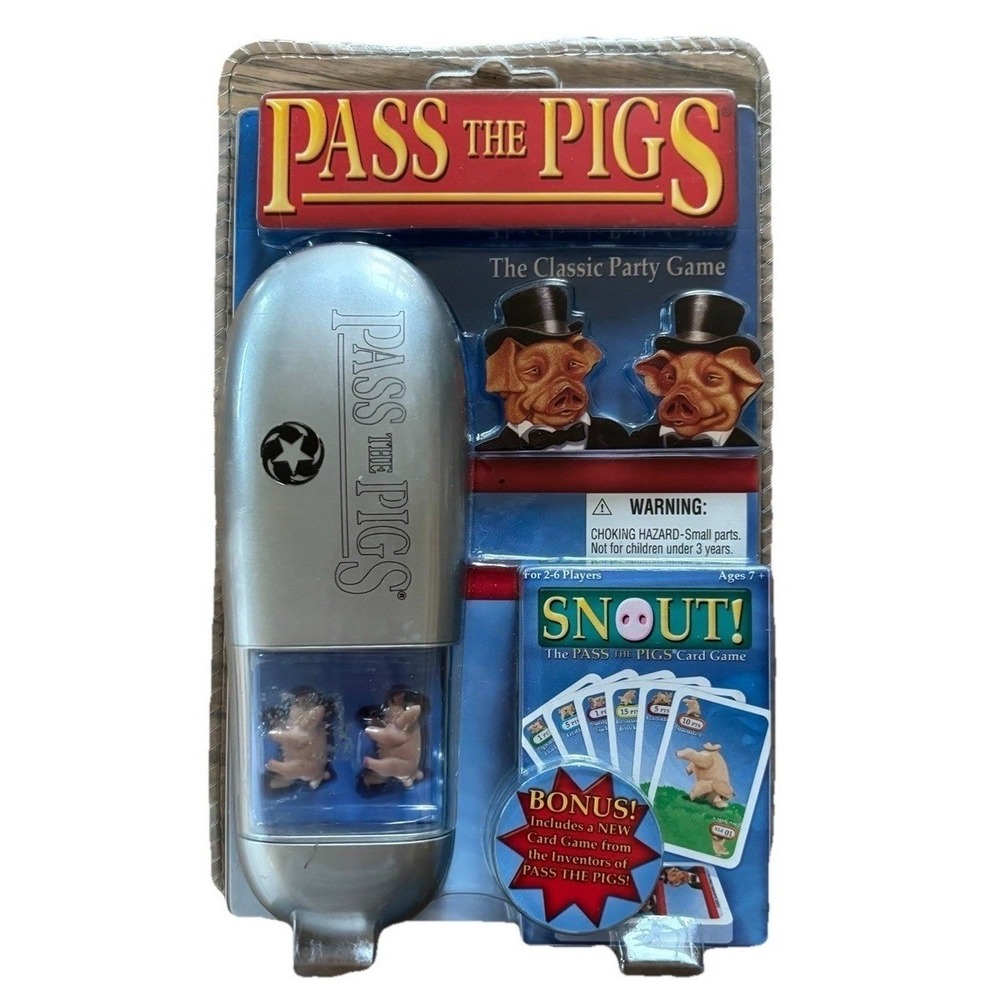 Pass the Pigs:‎ The Classic Party Game - Great Travel Game - New & Sealed